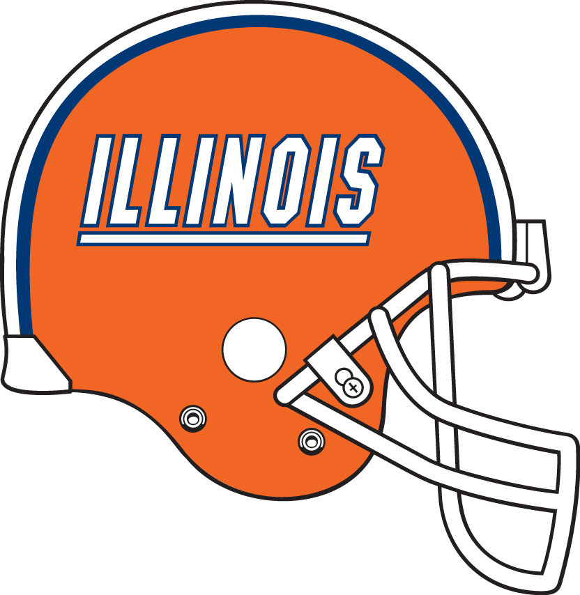 Illinois Fighting Illini 2005-2012 Helmet Logo diy DTF decal sticker